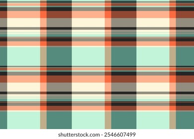 Tartán de Vector a cuadros de trapo, textura de fondo en capas textil. Colección sin fisuras patrón de tela de control en color claro.