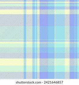 Rag vector pattern plaid, majestic background check fabric. Minimalist textile tartan seamless texture in light and blue color.