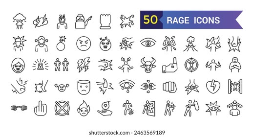 Conjunto de iconos de rango. Conjunto de iconos vectoriales de rango para el diseño de ui. Colección de iconos de esquema. Trazo editable.