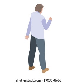 Rage man icon. Isometric of rage man vector icon for web design isolated on white background