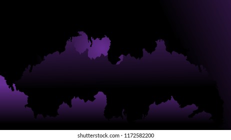 Ragged abstract background. Black glowing sky.Vector illustration.