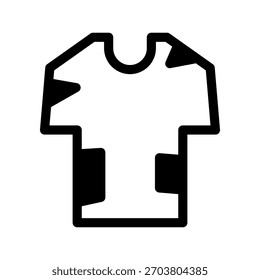 Ragged Clothes Symbol Vektorsymbol Design Illustration