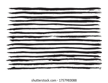 ragged horizontal lines texture, vector illustration