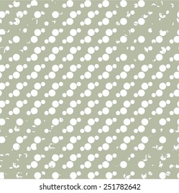 Ragged monochrome dot pattern, seamless vector background.