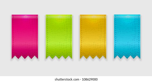 Ragged ribbons vector