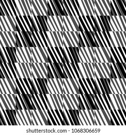 Ragged, uneven stripes. Abstract geometric, seamless pattern.Texture for fabric and wallpaper.  Vector illustration.