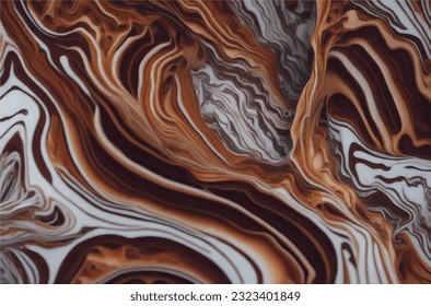 Mármol abstracto de inferno enfurecido en ilustración vectorial