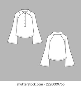 Free raglan - Vector Art