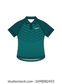 Raglan manga curta botão colar slimfit mulher Polo camisa