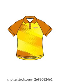 Raglan manga curta botão colar slimfit mulher Polo camisa