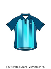 Raglan manga corta cuello de Botón slimfit mujer Polo jersey