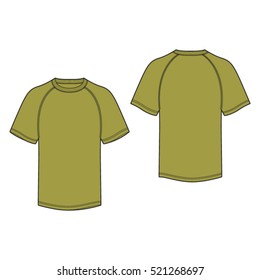 Raglan Sleeve T-shirt Template