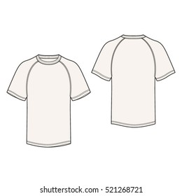 Raglan Sleeve T-shirt Template