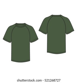 Raglan Sleeve T-shirt Template