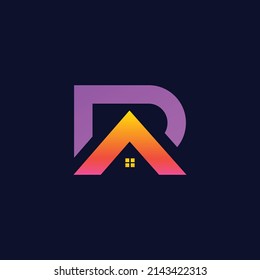 R+A=Home Logo Design For Your Brand.