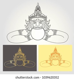 Rahu tattoo Thai