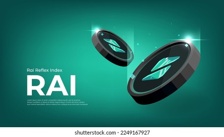 Rai Reflex Index (RAI) coin crypto currency themed banner.