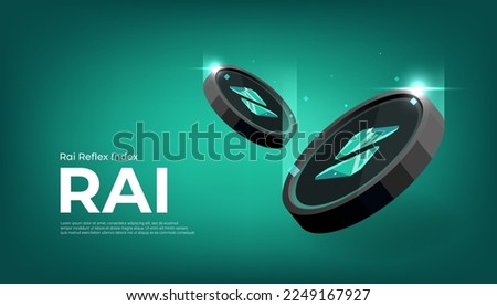 Rai Reflex Index (RAI) coin crypto currency themed banner.