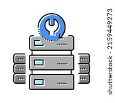 raid data recovery color icon vector. raid data recovery sign. isolated symbol illustration