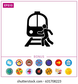 Rail Crossing Icon