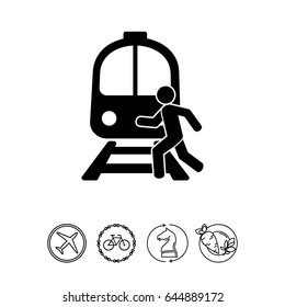 Rail Crossing Icon