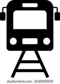 rail icon. Train symbol. Railway Station.  Freight Locomotive. Transportation Sign Collection. Freight Locomotive