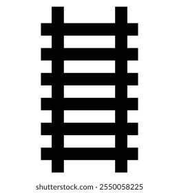 Rail Icon for Transportation and Infrastructure Design