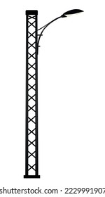 Rail road light. vector illustration