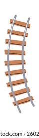 Rail road track bending element