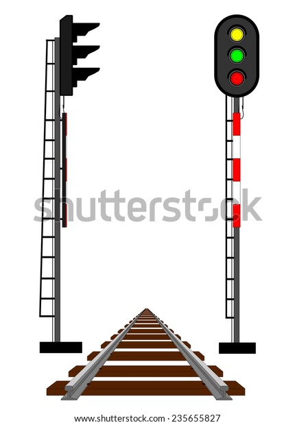 Rail semaphores and\
rail