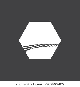 Rail con plantilla de diseño de vectores de iconos de túnel