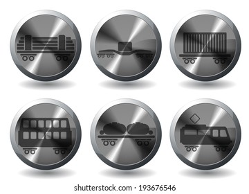 rail-freight traffic icons