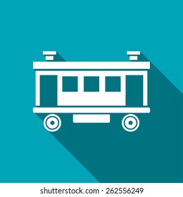 Railroad Car Icon Stock Vector (Royalty Free) 318672995 | Shutterstock