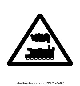 Railroad crossing sign