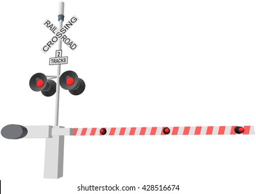 4,792 Railroad crossing Stock Vectors, Images & Vector Art | Shutterstock