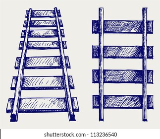 Rail track drawing Images, Stock Photos & Vectors | Shutterstock