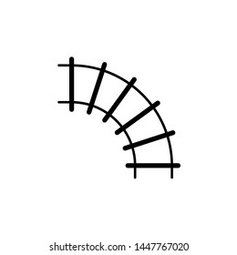 railroad icon, illustration design template