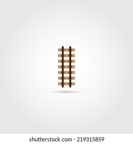 Railroad icon - Vector