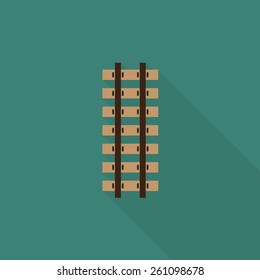 Railroad icon - Vector