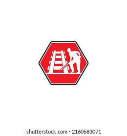 ilustración de icono de vector de logotipo de ferrocarril