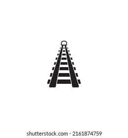 railroad logo vector icon design illustration