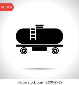Railroad tank icon