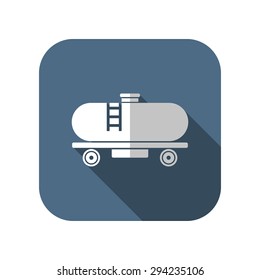 Railroad tank icon