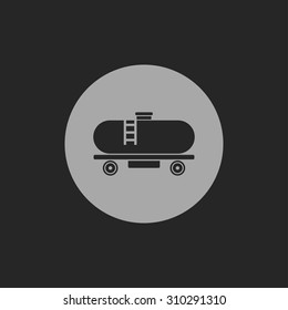 Railroad tank icon
