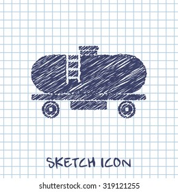 Railroad tank icon