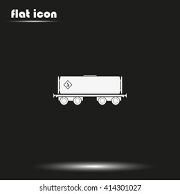 Railroad tank icon.