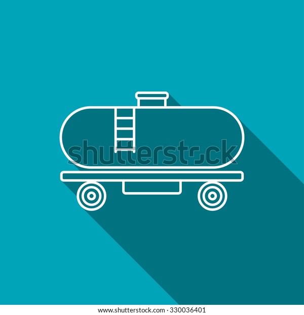 Railroad tank vector\
icon