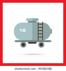 Railroad tank wagon