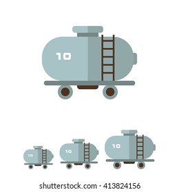 Railroad tank wagon
