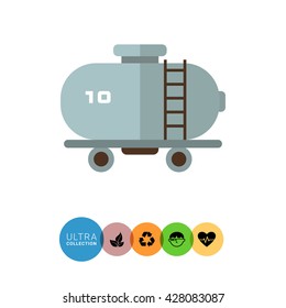 Railroad tank wagon